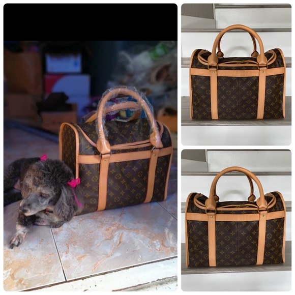 🌟LIKE NEW! 🌟NEW VACHETTA! Auth LOUIS VUITTON SAC CHAUSSURES TRAVEL BAG - Picture 8 of 16